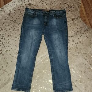 Seven7 Blue Straight Jeans Classic Denim